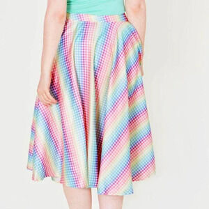 NWT Voodoo Vixen Courtney Gingham Skirt with Pockets